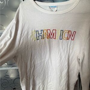 Champion White Long Sleeve Shirt